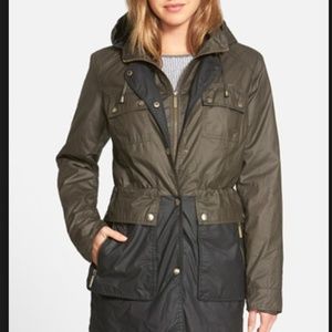 michael kors waxed zip front jacket Off 